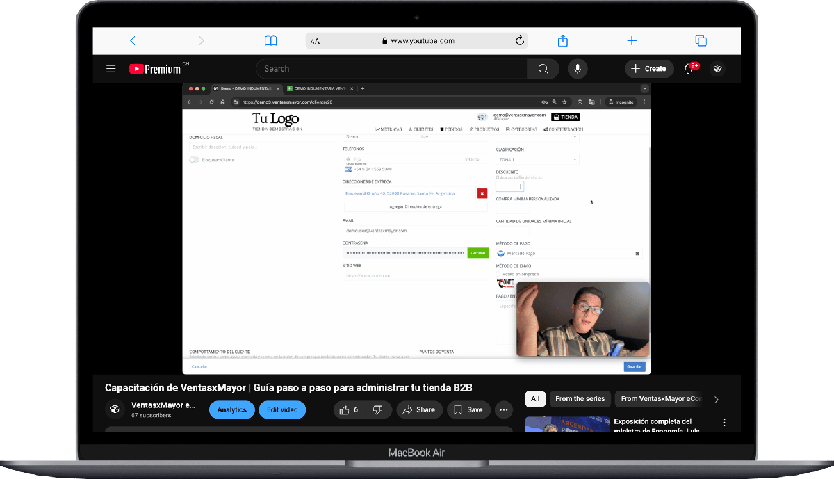 Capacitacion youtube ventasxmayor.cl