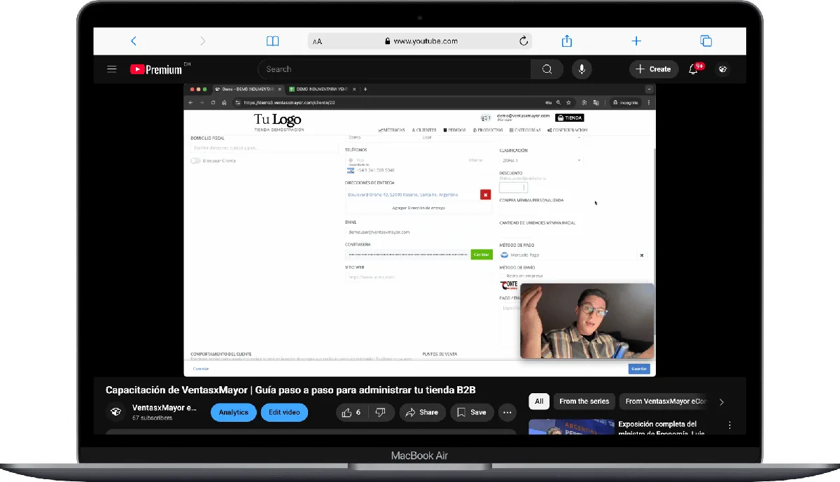 Capacitacion youtube ventasxmayor.cl