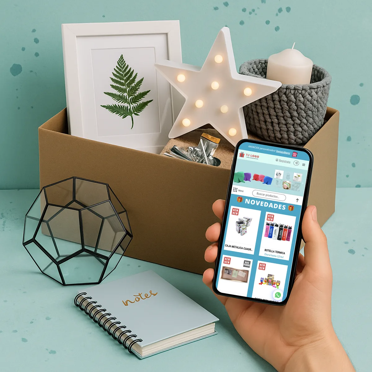 Tienda demo de bazar hecha con ventasxmayor.cl