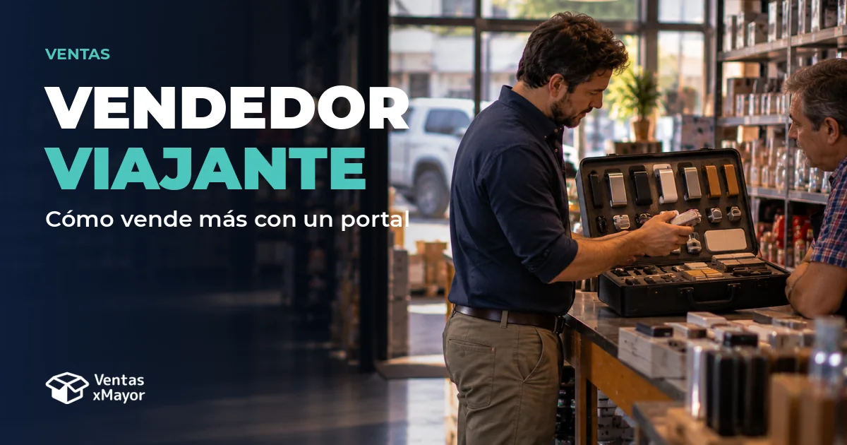 Portada: Vendedor viajante. Cómo vende más con un portal