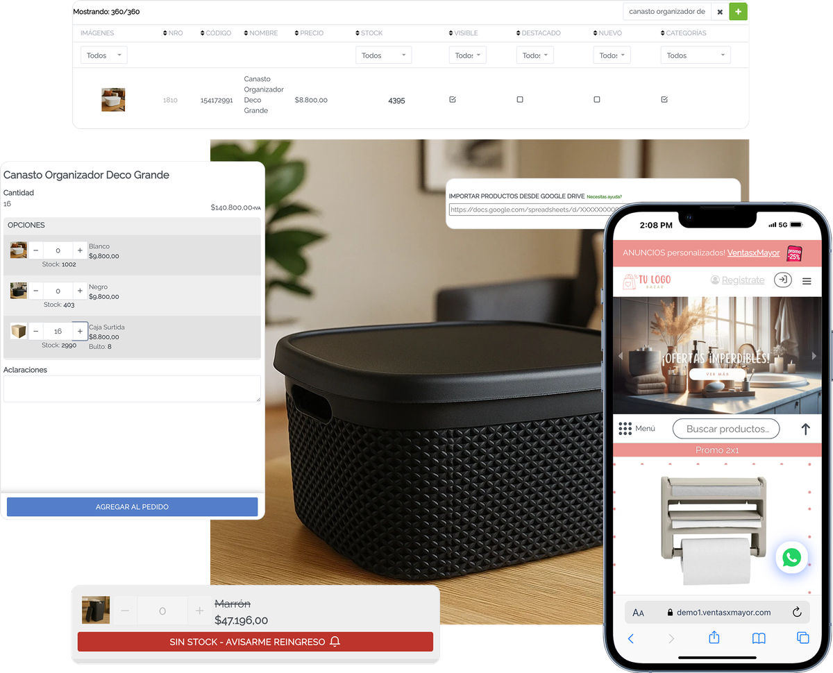 funciones para negocios de bazar y deco ventasxmayor.cl