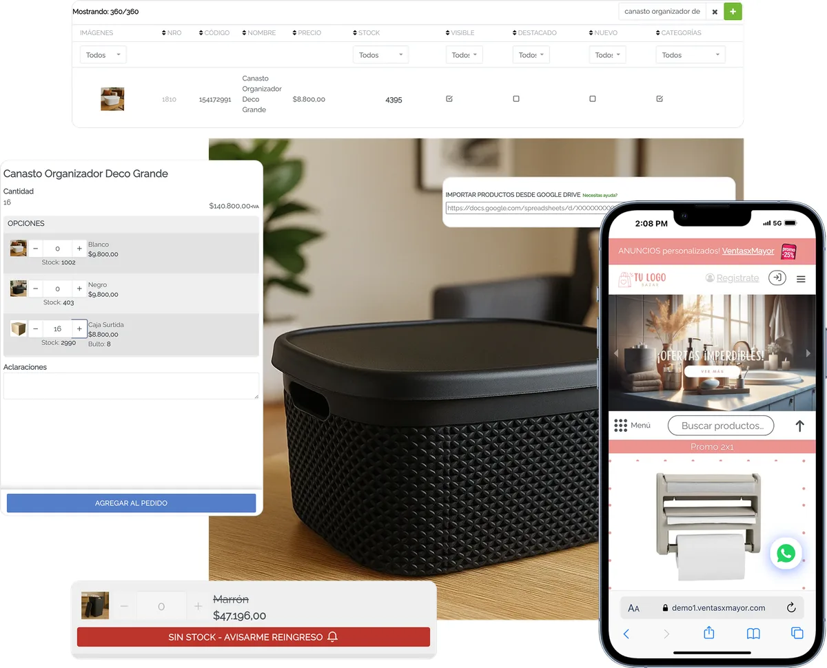 funciones para negocios de bazar y deco ventasxmayor.cl